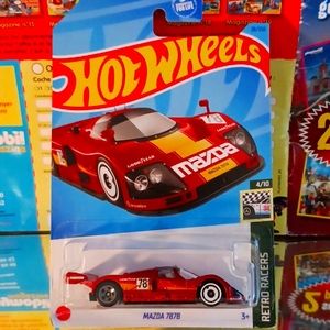 Hot Wheels Mazda 787B Retro Racers, OneSize, Red.
